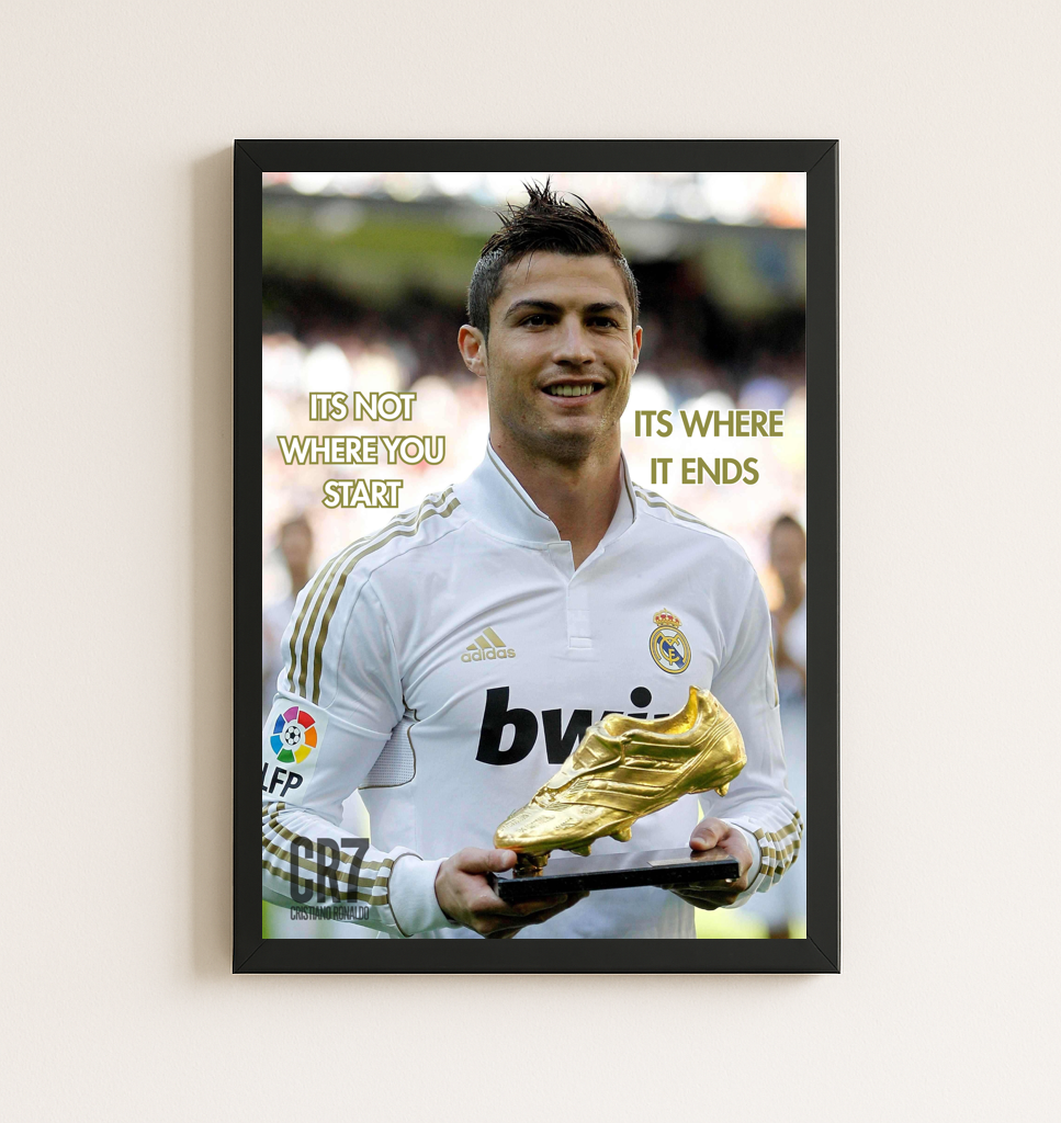 CRISTIANO RANALDO - START/ENDS POSTER