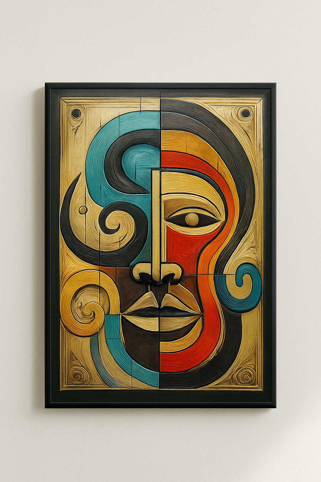 No. 14 Abstract Head – Curated Abstract Portrait Art Print