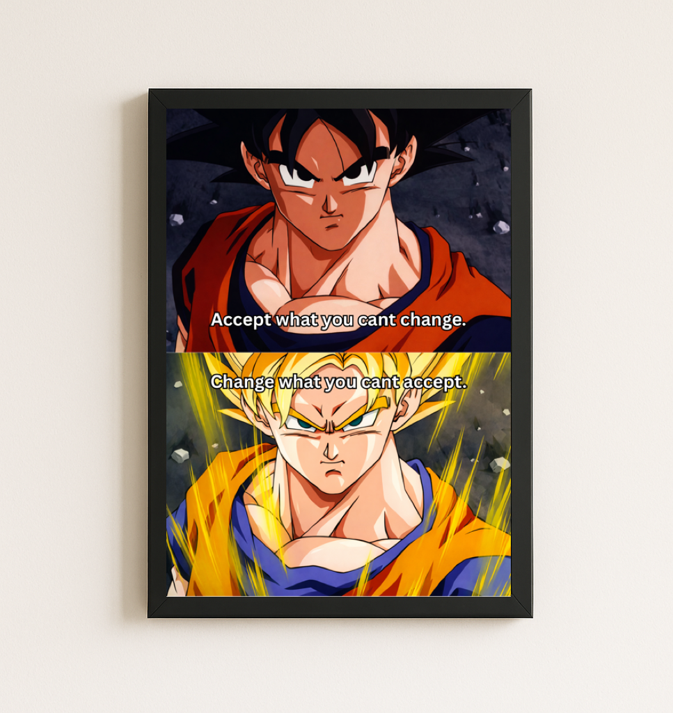 GOKU QUOTE POSTER