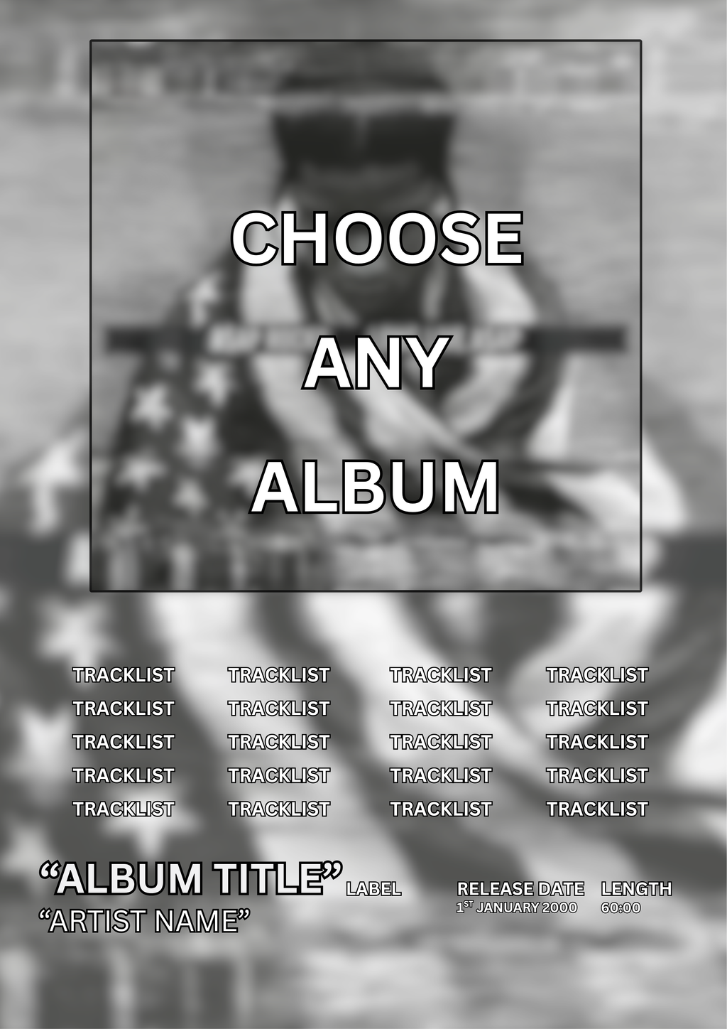 CUSTOM Album Poster