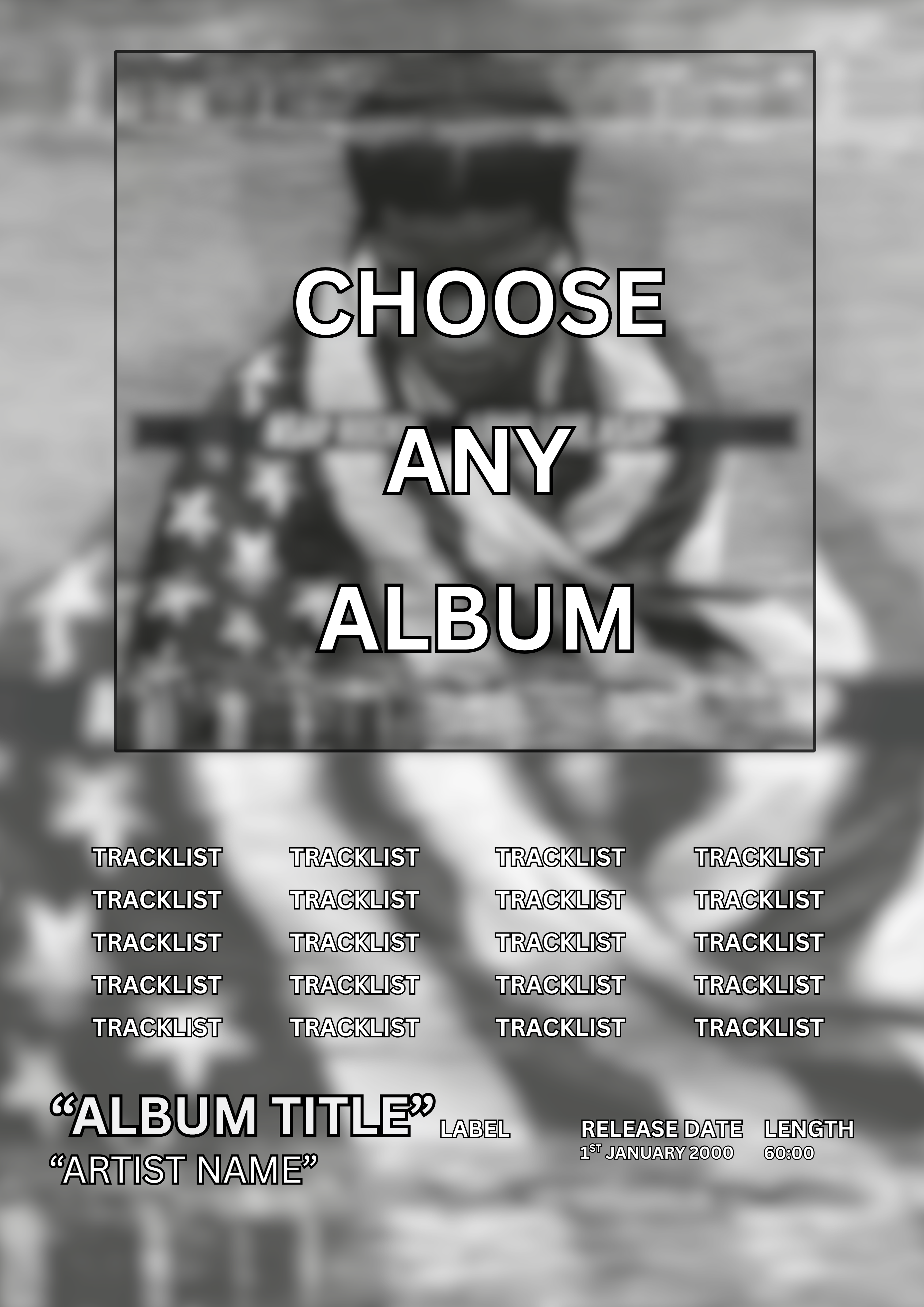 CUSTOM Album Poster
