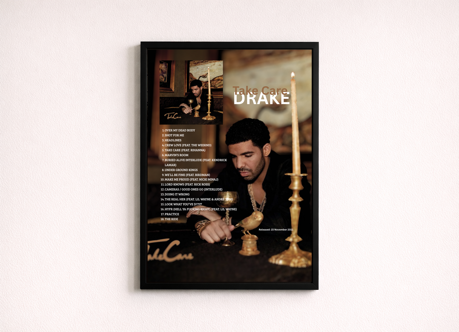 Drake - Take Care Album Poster #4