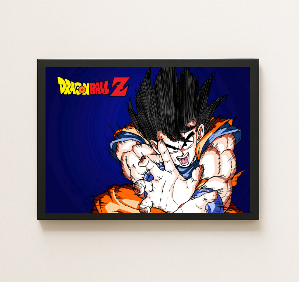 GOKU / BLUE - DRAGONBALLZ - POSTER