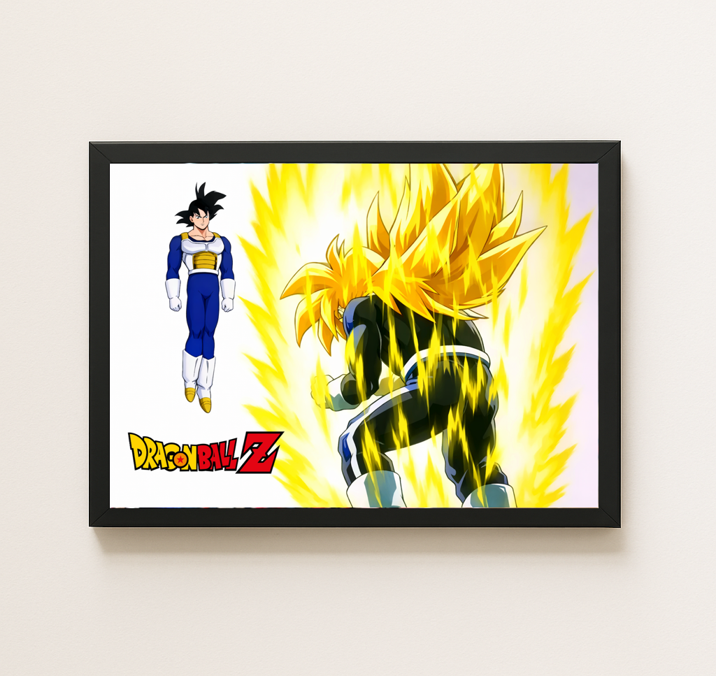 GOHAN TURNS SUPER SAIYAN - DRAGONBALLZ - POSTER