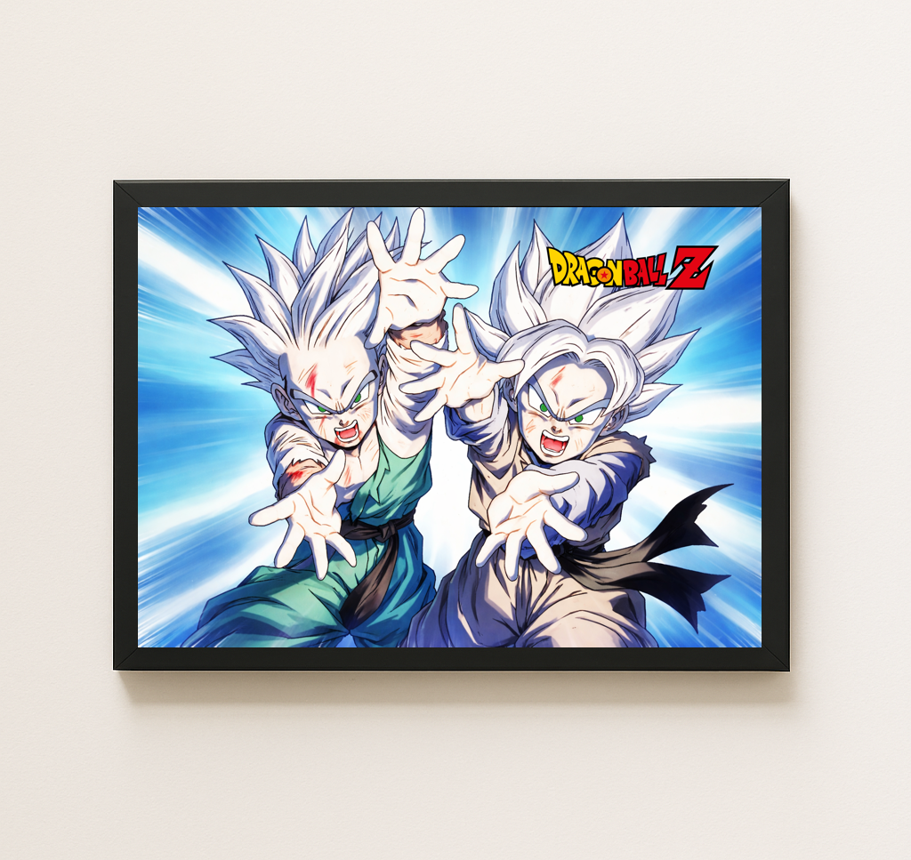 GOTEN / TRUNKS ENERGY BLAST - DRAGONBALLZ POSTER