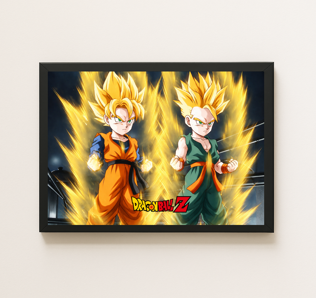 GOTEN / TRUNKS SUPER SAIYAN - DRAGONBALLZ POSTER
