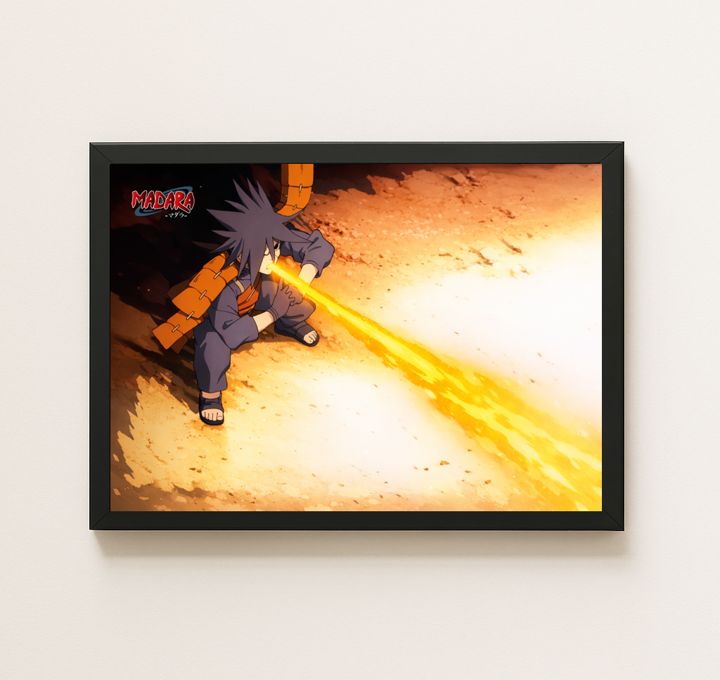 MADARA - MAJESTIC FLAME - NARUTO POSTER