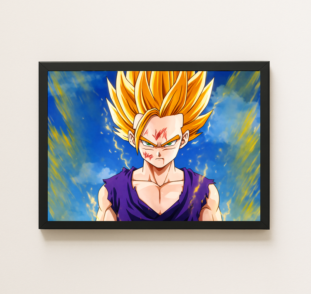 GOHAN SSJ 2 - DRAGONBALLZ - POSTER