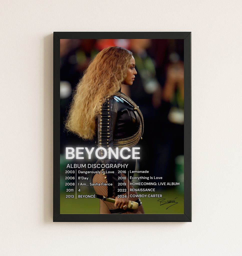 BEYONCE - DISCOGRAPHY Poster