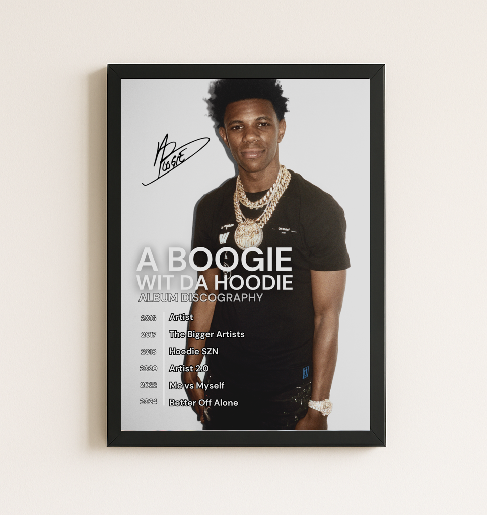 A BOOGIE - DISCOGRAPHY Poster (Copy)