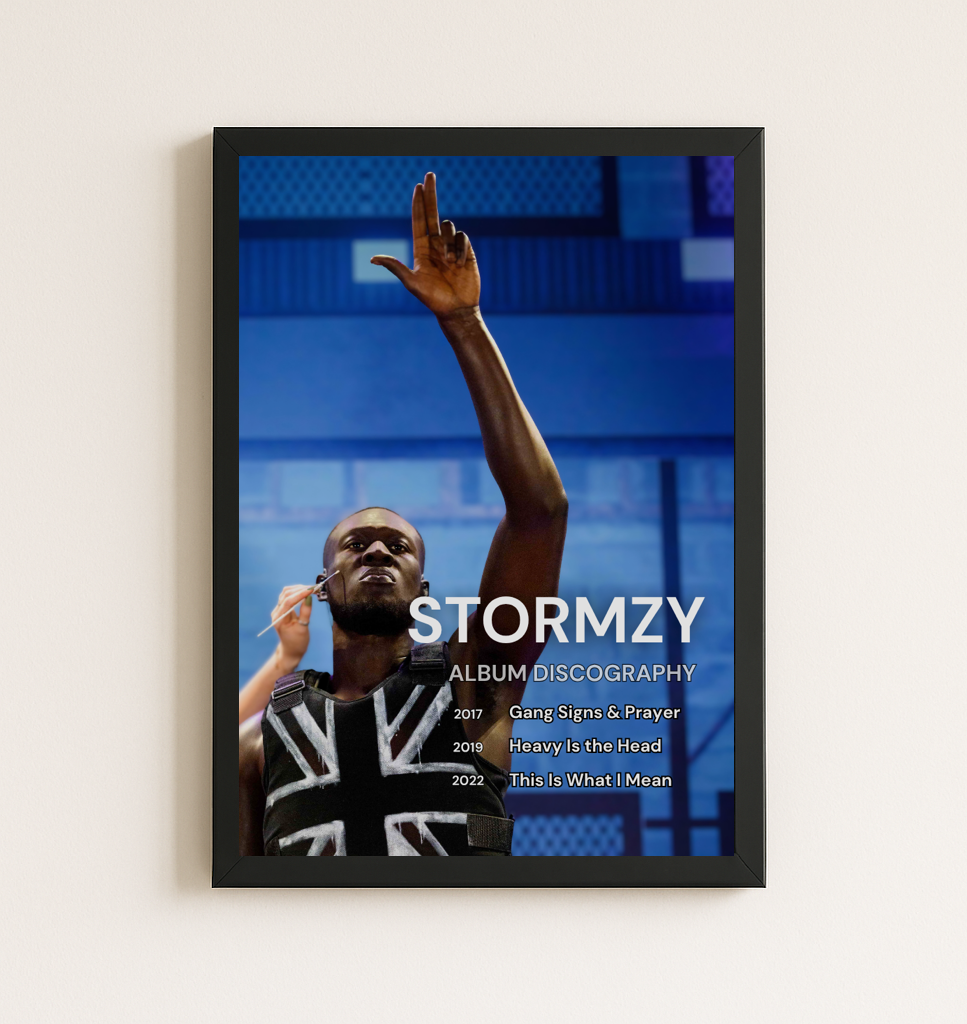 STORMZY - DISCOGRAPHY Poster