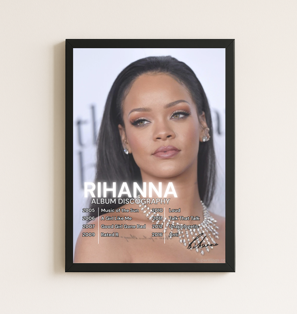 RIHANNA - DISCOGRAPHY Poster