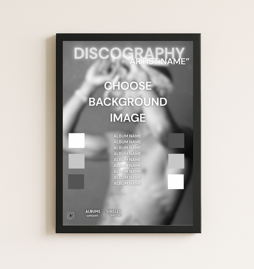 CUSTOM Artist Discography Poster
