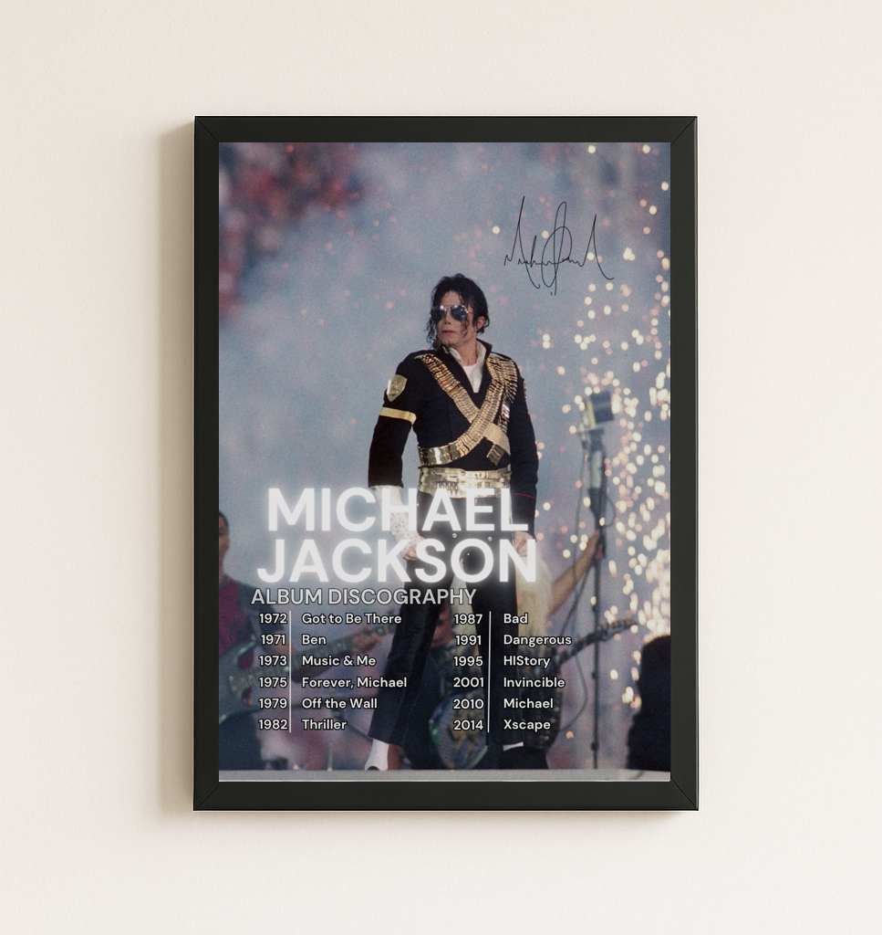 MICHAEL JACKSON - DISCOGRAPHY Poster