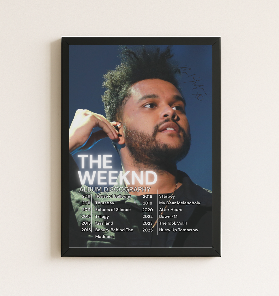 THE WEEKEND - DISCOGRAPHY Poster
