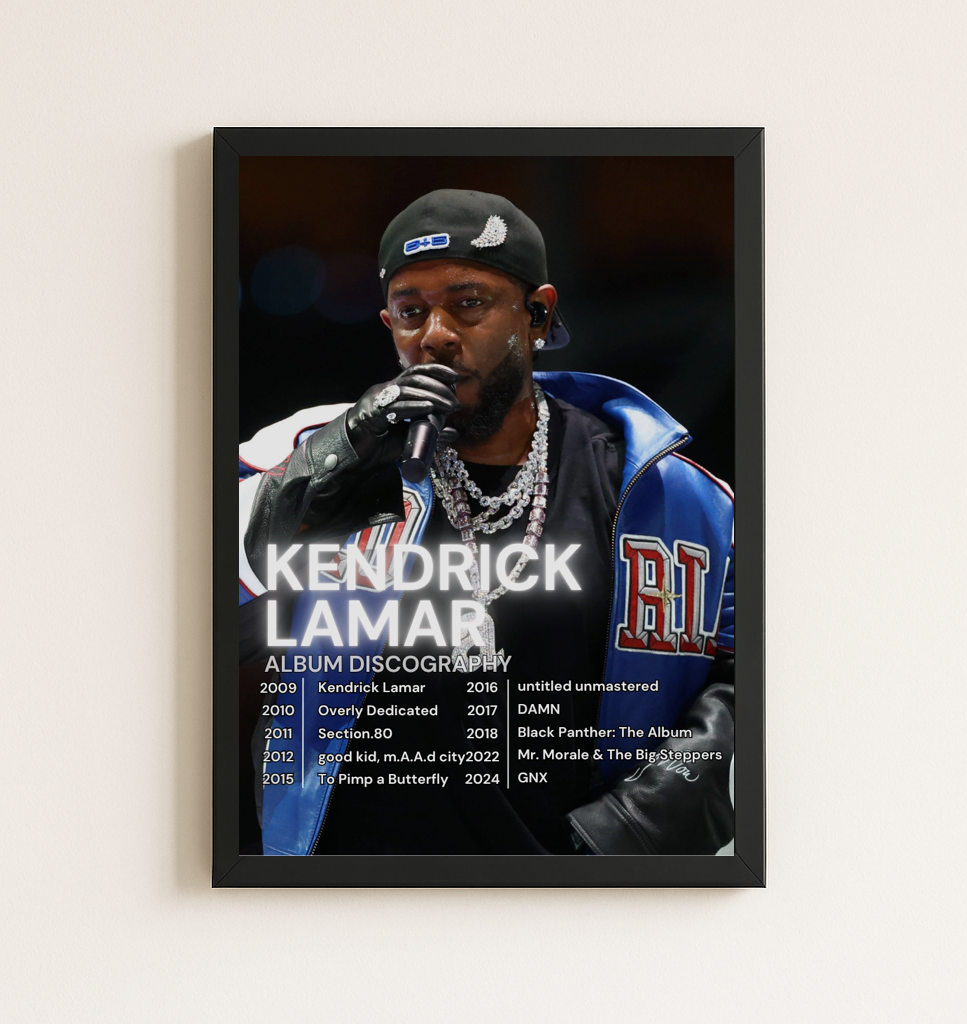 KENDRICK LAMAR - DISCOGRAPHY Poster
