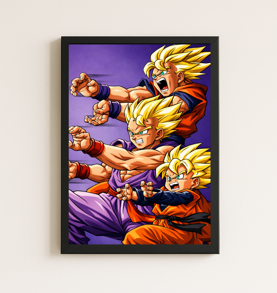 DBZ - GOKU GOHAN GOTEN POSTER