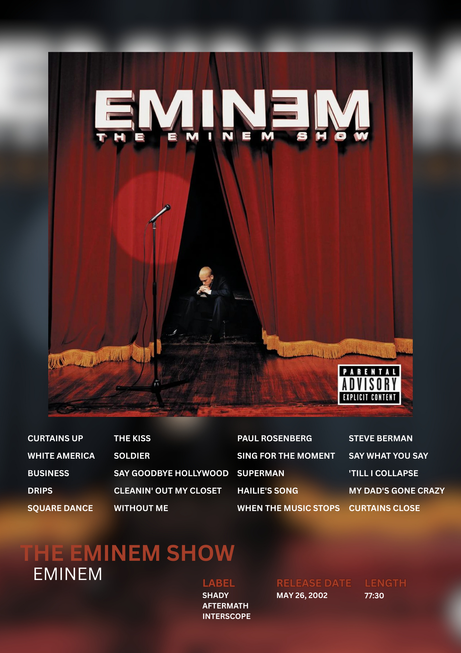 EMINEM - The Eminem Show #2