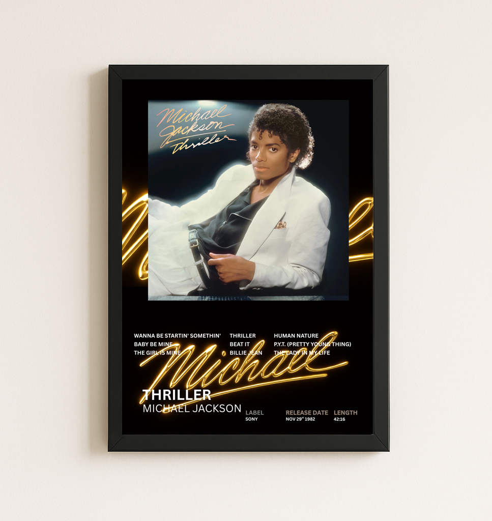 Michael Jackson - Thriller Album Poster #2